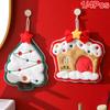 Christmas Towel Cute Christmas Atmosphere Practical Christmas Gift Comfortable Hand Towels Kitchen 4 Styles