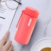150ML Stainless Steel Insulated Bottle Vacuum Water Cup Leakproof Mini Flask with Lanyard Double Wall Portable Hot Cold Drinks Bottle for Office