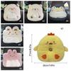 Plush Animal Shape Car Tissue Holder Cartoon Paper Towel Cover  Auto Decor Accessories