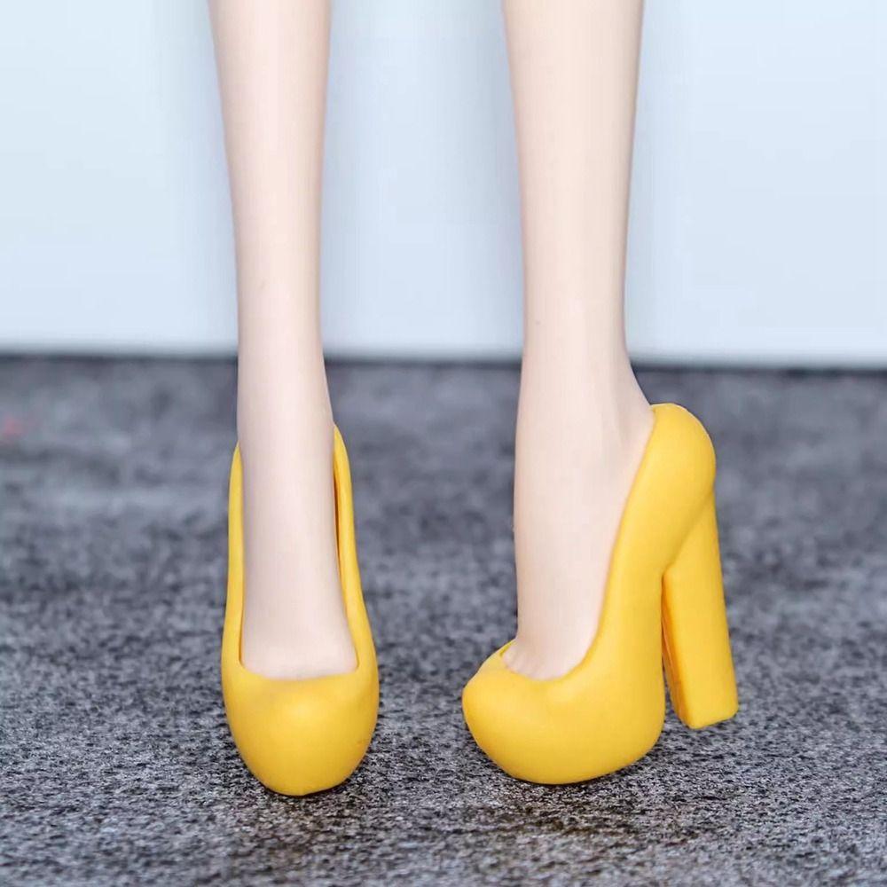 30cm 1/6 Doll Shoes Original Figure Doll Sandals High Quality High Heels Shoes Doll Accessories
