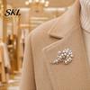 Long-lasting Brooch Pin, 3D Swan Design with Imitation Pearls, Anti-oxidation Anti-Oxidation Electroplated Finish Versatile Accessory for Coats Shirts