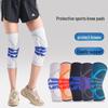 Breathable Knitted Silicone Knee Pads for Outdoor Sports: Running, Basketball, Cycling