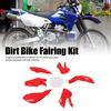 7pcs Dirt Bike Plastic Fairing Kit Body Work Fairing Set Motorcycle Accessories Replacement for KLX110 KX65