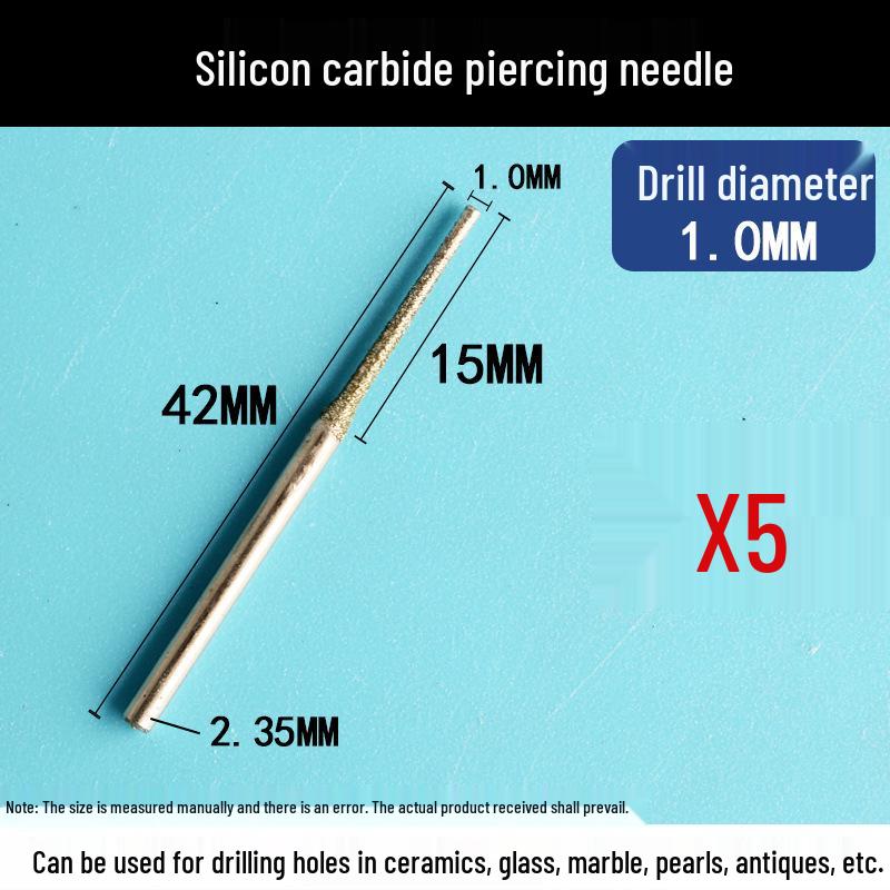 Jade Grouting & Tile Drill Bit - Hollow Needle Design for Precision