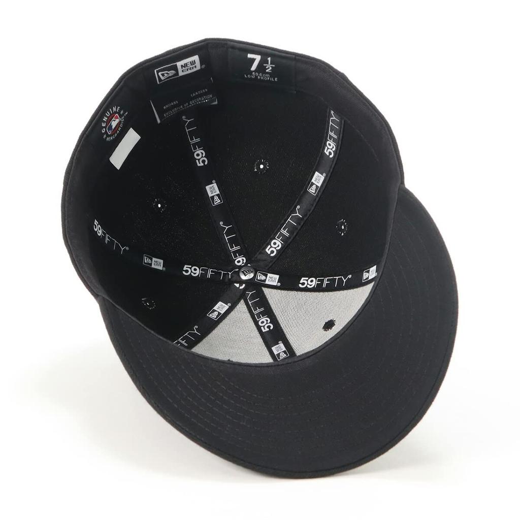 Кепка CAP Low Profile Hat NY 7 LP5950 NEYYAN BLK BLK [New Era] Черный/Черный 1/2