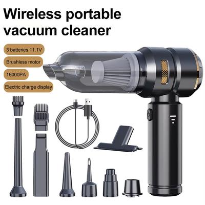 2025 Новый мощный автомобильный пылесос ручной бесщеточный двигатель автозапчасти 6000 мАч большая емкость аккумулятора мощный беспроводной пылесос бытовая техника