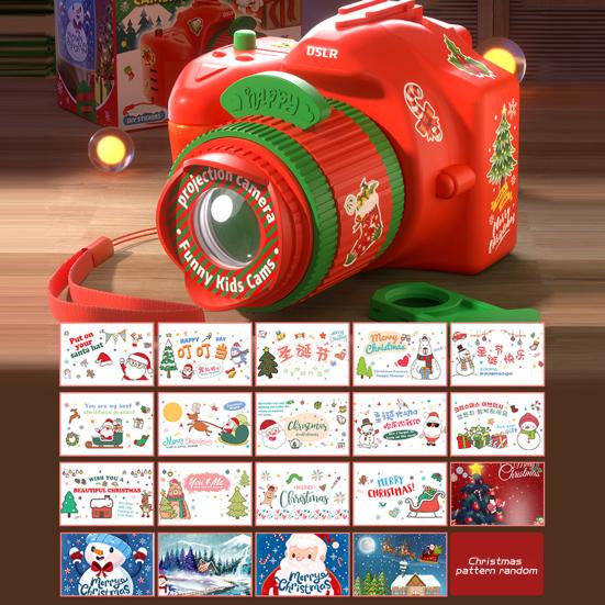 Christmas Flashlight Projector for Kids 24 Patterns Santa Christmas Tree Christmas Projection