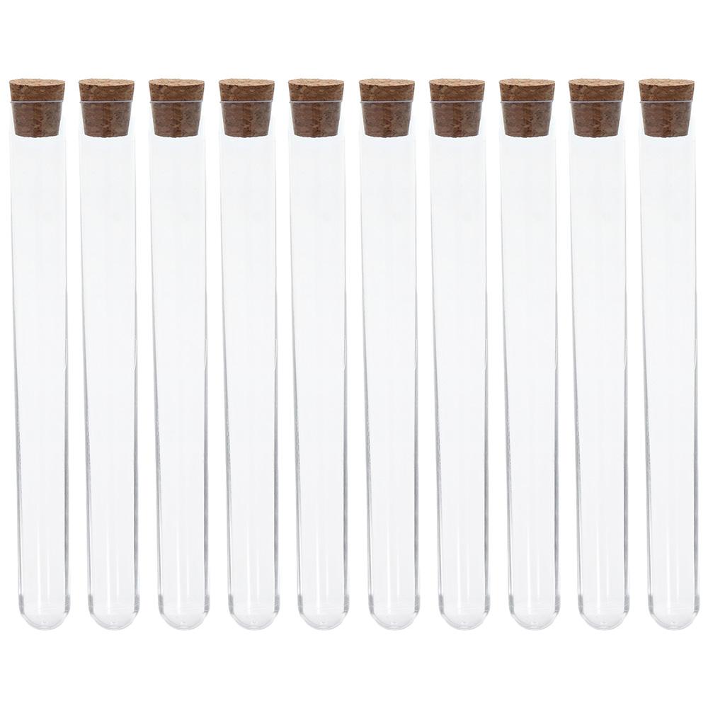 10 шт. Прозрачная пробирка, пластиковая бюретка, школьные принадлежности, научные пробирки, научные эксперименты
