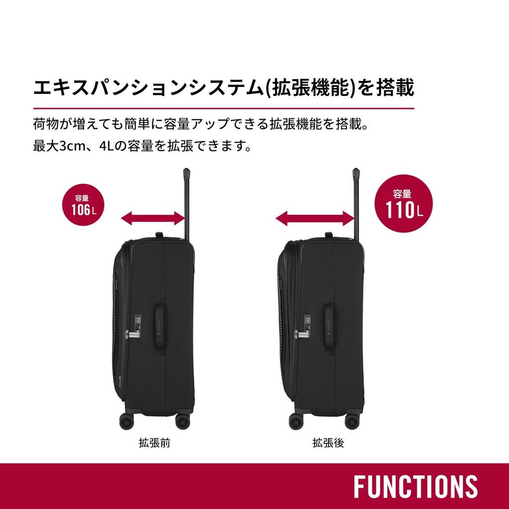 Crosslight большой мягкий боковой чехол 8 колес расширяемый дорожный чехол для бизнеса деловых поездок за границу тихий легкий чемодан сумка для переноски расширяемый
