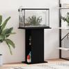 VidaXL Aquarium Stand Black 60.5x36x72.5 Cm Engineered Wood 833640