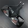 Мотоциклетные запчасти Зеркала заднего вида Для Harley street sports chopper cruiser Eagle Spirit Live to Ride