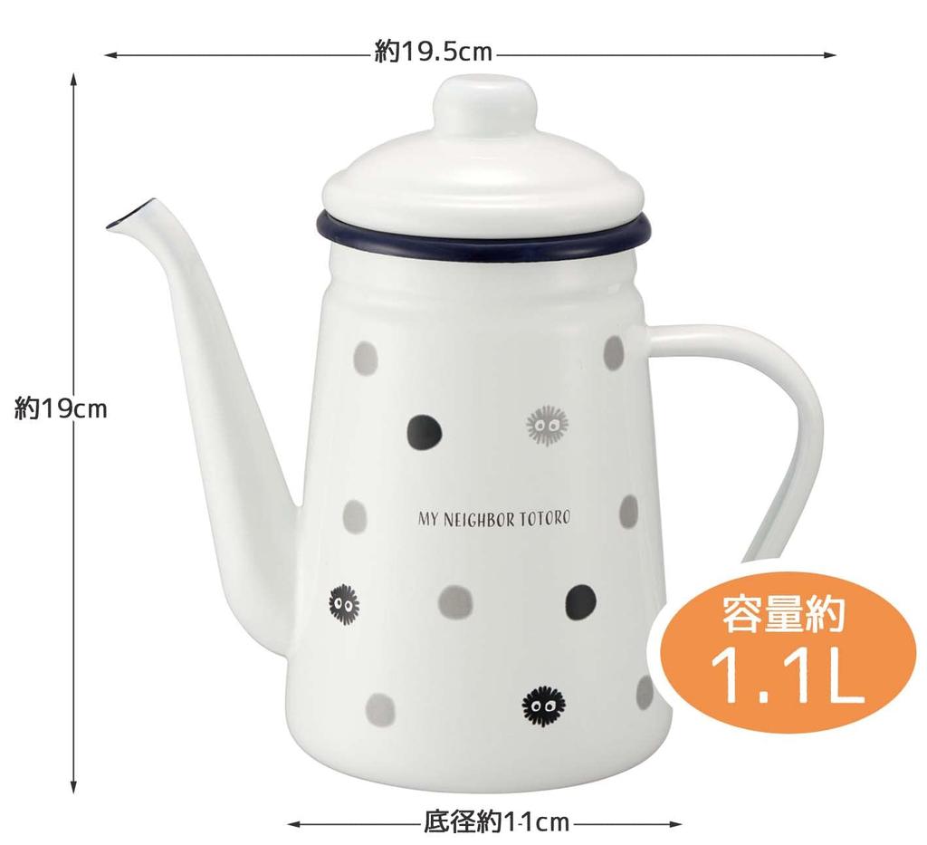 Skater Эмалированный чайник Мой сосед Тоторо Маккурокуросуке ENKT1 1,1 л