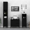 VidaXL Bathroom Cabinet Black 30x30x190 Cm Engineered Wood 819797