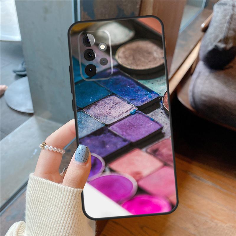 Кейс-палетка теней для макияжа для Samsung Galaxy A15 A52 A53 A33 A13 A34 A54 A14 A35 A55 A56 A36 A26 A16 A06 A22 A32