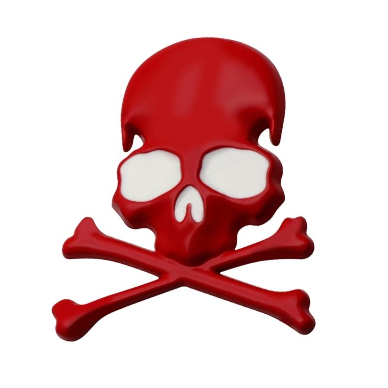 3D Металлические Наклейки Череп Значок для Мотоцикла Эмблемы Череп для Автомобиля и Мотоциклов Улучшает Вашу Поездку Уникальным Дизайном