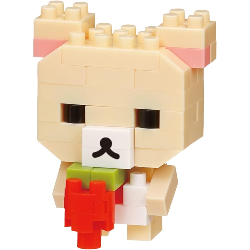 Kawada Nanoblock Мини Рилаккума Том. Набор из 2 коробок 6 штук Коллекционные строительные блоки