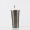 Double Stainless Steel Straw Cup Gift Cup Manufacturers Men's and Women's Vacuum Coffee Cups