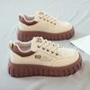 Корейский стиль для девочек, спортивная обувь на толстой подошве, повседневная обувь для хлеба с мягкой подошвой