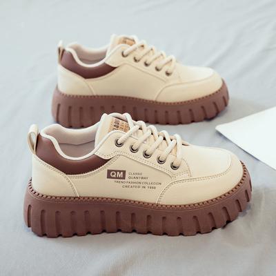 Корейский стиль для девочек, спортивная обувь на толстой подошве, повседневная обувь для хлеба с мягкой подошвой