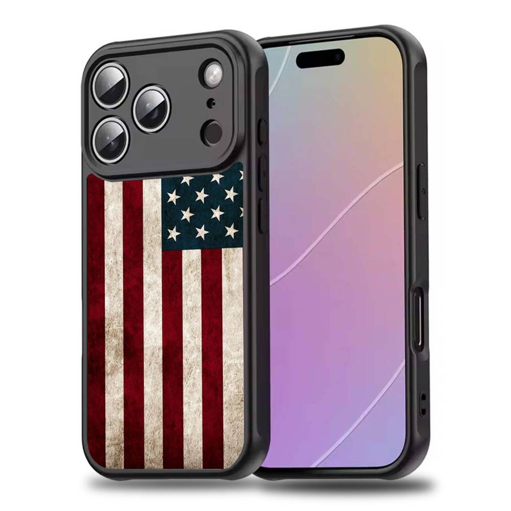 A-America USA F-Flag Phone Case For iPhone 17,16,15,14,13,12,11,Pro,Max,Plus,Mini,SE4,E Magnetic Magsafe Wireless Charging
