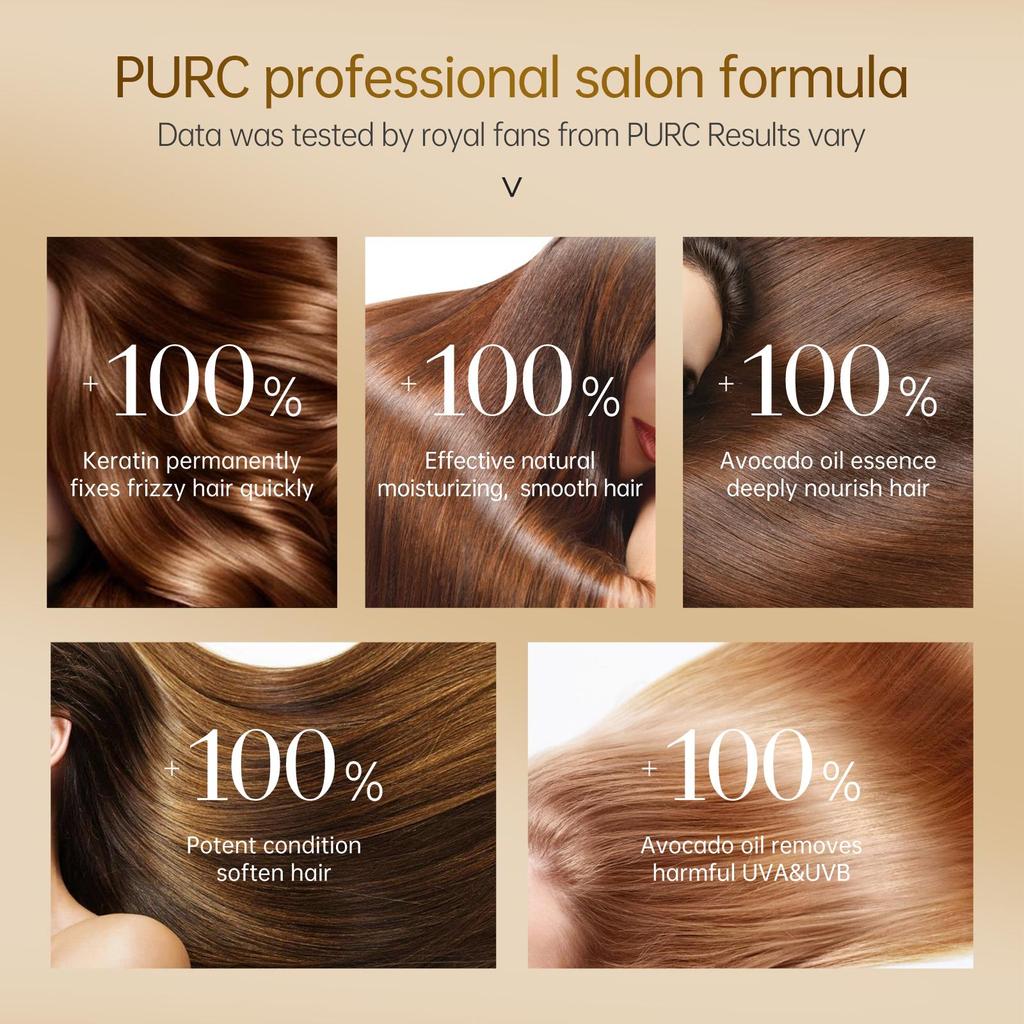 PURC Keratin Hair Mask To Care for Dry Hair and Repair Damage