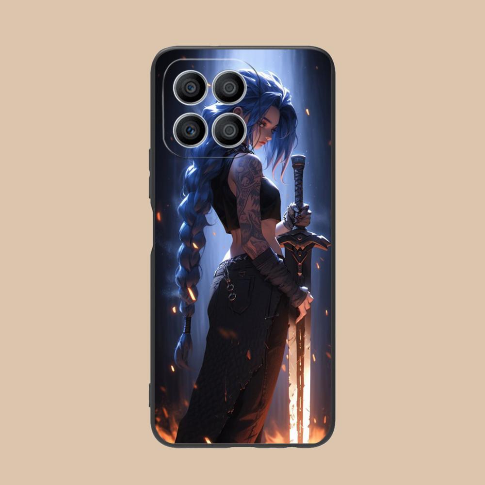 Anime Girl Mobile Phone Case for Honor 90 80 70 60 50 30 20 10 9 8 7 Pro S SE Lite 5G Colorful Printing Cover Smartphone