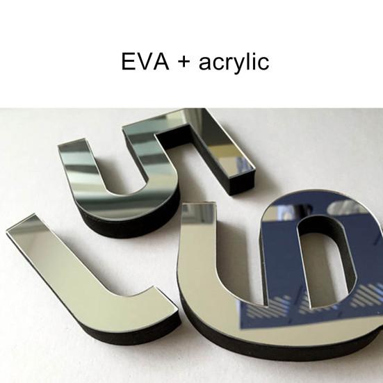 3D DIY Acrylic Luminous Mirror Surface Wall Sticker Clock Living Room Decor