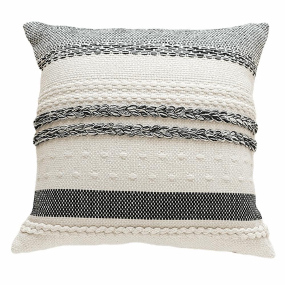 Декоративные наволочки 18x18 дюймов, полосатый узор, большие диванные подушки, спальня