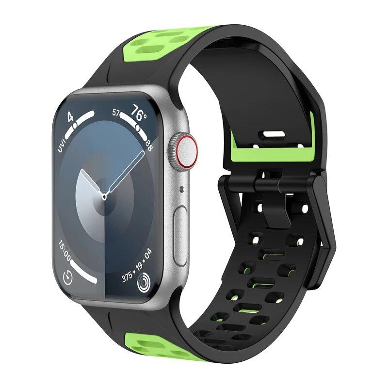 Классический ремешок для Apple Watch Band 44 мм 45 мм 49 мм 40 мм 41 мм 38 мм 42 мм Мягкий силиконовый спортивный браслет Iwatch Serise 9 8 7 SE 6 5 9 Ultra 2