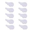 10PCS Double Sided Angel Wing Shape Sewing Patches Cute Hair Applique for DIY Doll Bag Hat Scarf Patches Hair Clip Decor