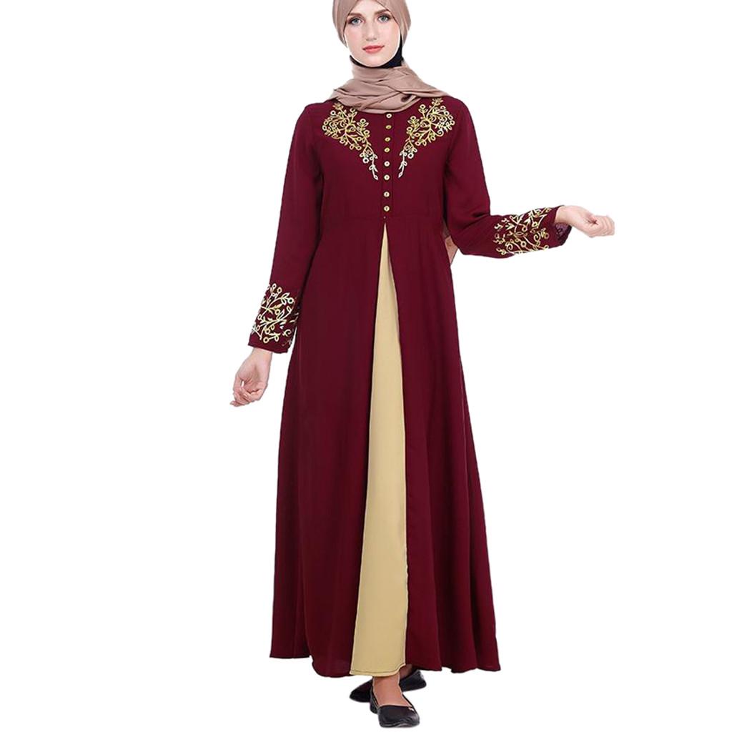 MyBatua Abaya with Hijab Islamic Clothing Maxi Muslim Dress Burqa