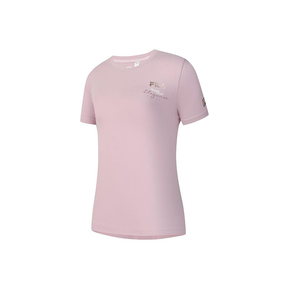 New FILA Fitness Series T Shirt Women's Light Purple A11W531102F-VT