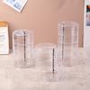 Transparent Storage Box Dust Proof And Waterproof Large Capacity Rotatable Jewelry Hairpin Jewelry Cosmetics Storage Box