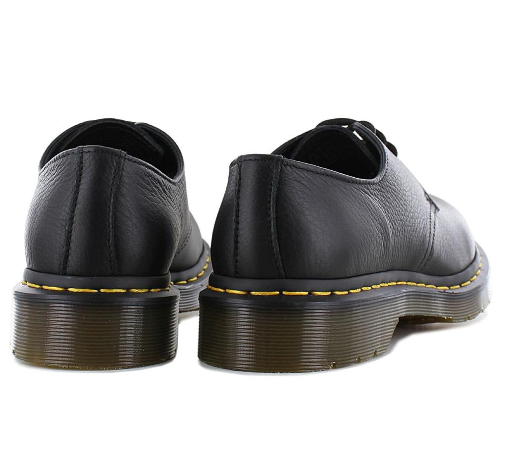 DR. DOC MARTENS 1461 Virginia - Женские оксфорды кожаные черные 24256001 ОРИГИНАЛ