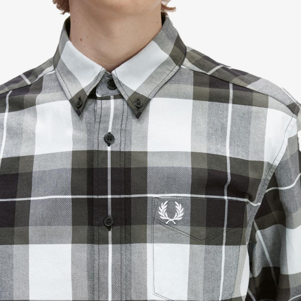 Fred Perry [sharp] Рубашка Оксфорд в клетку R30 Afpm2336573 R30