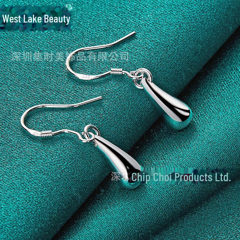 Серебряные серьги-капли для женщин - West Lake Beauty