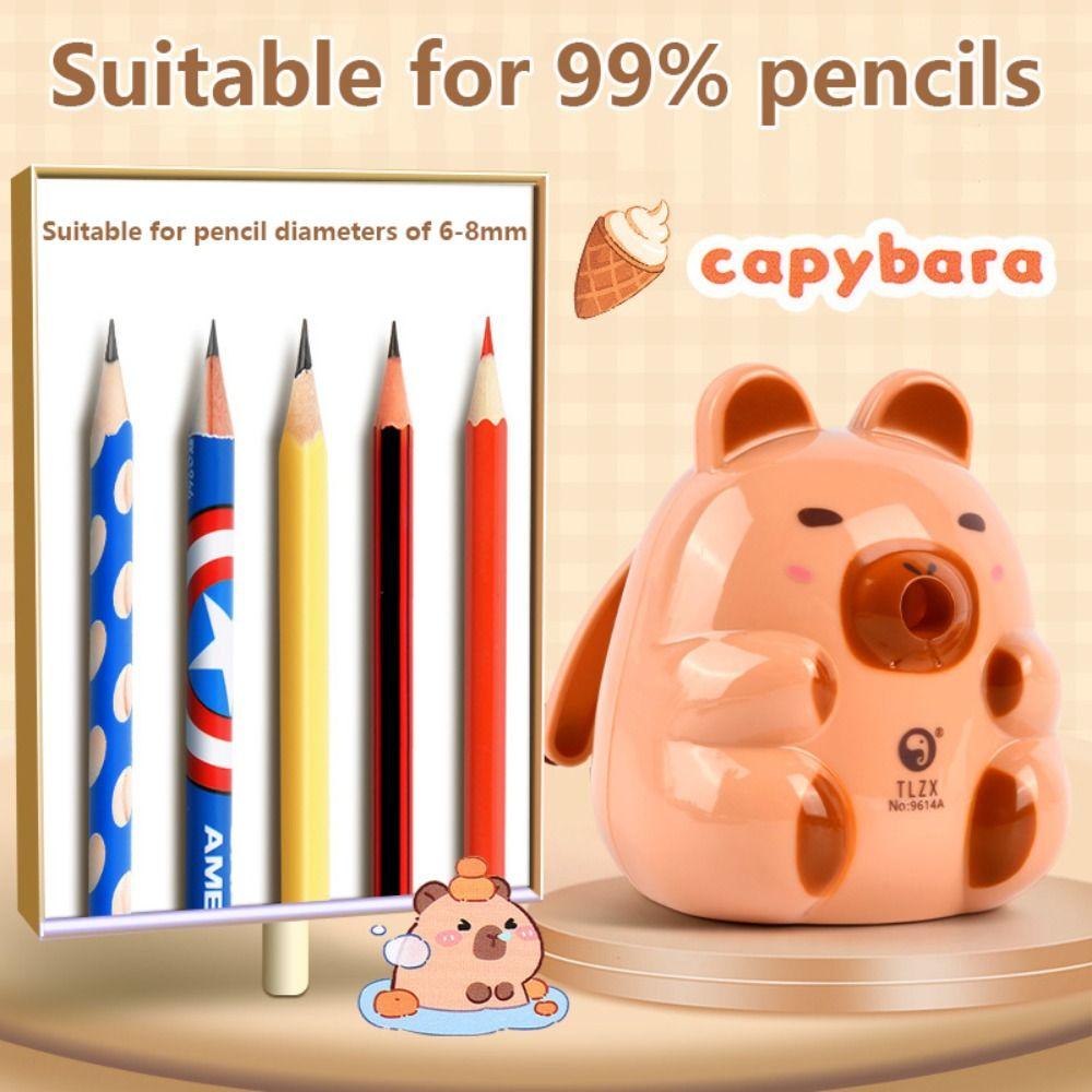 Инструмент для заточки карандашей капибара, карандаш автоматически входит в подарок механический инструмент с ручным управлением