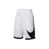 Color-Block Mid-Waist Straight-Leg Casual Shorts Men Bottoms White DH6763-100