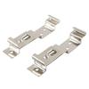 2Pcs Trailer Number Plate Holders Clips Stainless Steel Spring Loaded Numberplate Clamps Replacement License Plate Brackets
