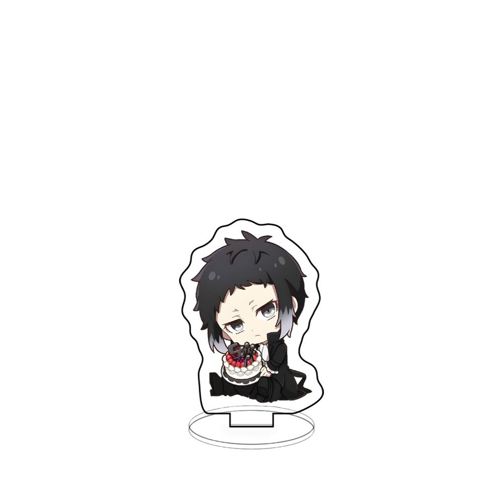 Акриловые Панельные Украшения Акриловая Подставка Bungo Stray Dogs Дазай Осаму Ода Сакуносукэ Фигурка Модель Пластина Настольный Декор Рождественские Подарки