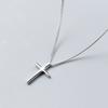 Fashion 1 Pcs Lady Women Party Simple Jewelry Cross Pendant Clavicle Chain Necklace