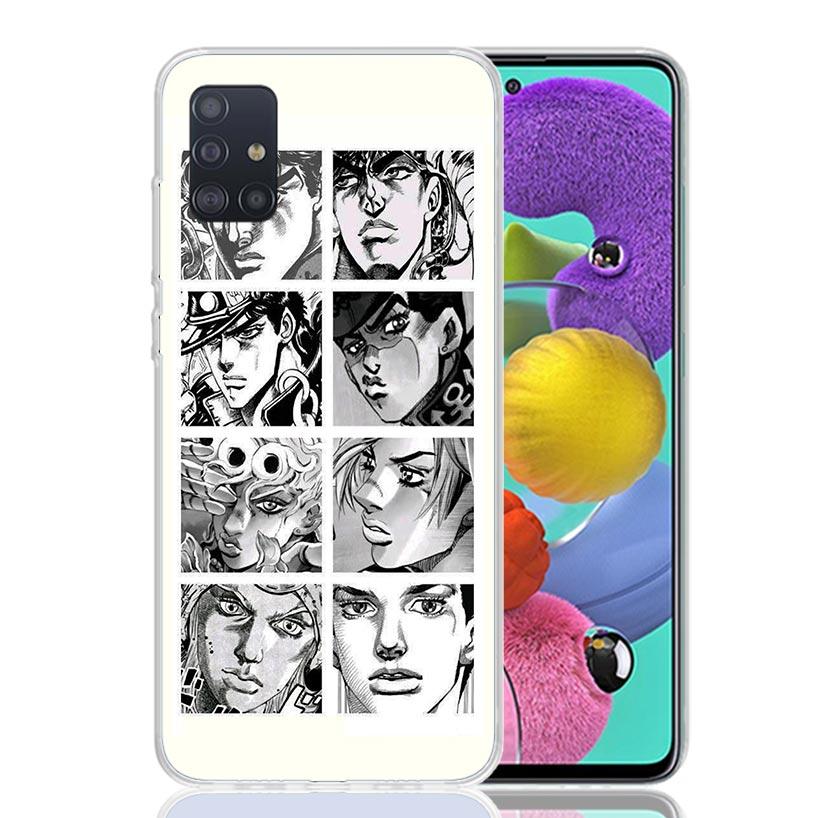 Anime JoJo Bizarre Adventure Case Phone Cover for Samsung Galaxy A52 A51 A50 A42 A32 A22 A12 A02S A72 A71 A70 A41 A31 A21S A40 A