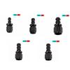 New AN4/AN6/AN8/AN10/AN12 Straight 0/45/90/180 Degree Female Swivel to Push Lock Hose End Fitting Oil Fuel Hose End Adaptor Kit