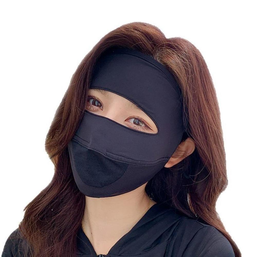 Traceless Sunscreen Mask Anti-UV Face Veil New Facial Gini Outdoor Sports