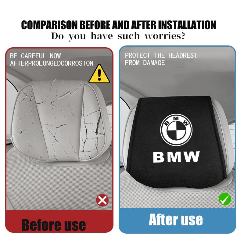 JFTX5 Universal Car Seat Pillowcase Dustproof Cover Accessories For BMW M 1 3 4 5 6 7 Series M3 M6 F01 F02E34 E36 E70 F10 X6 X1