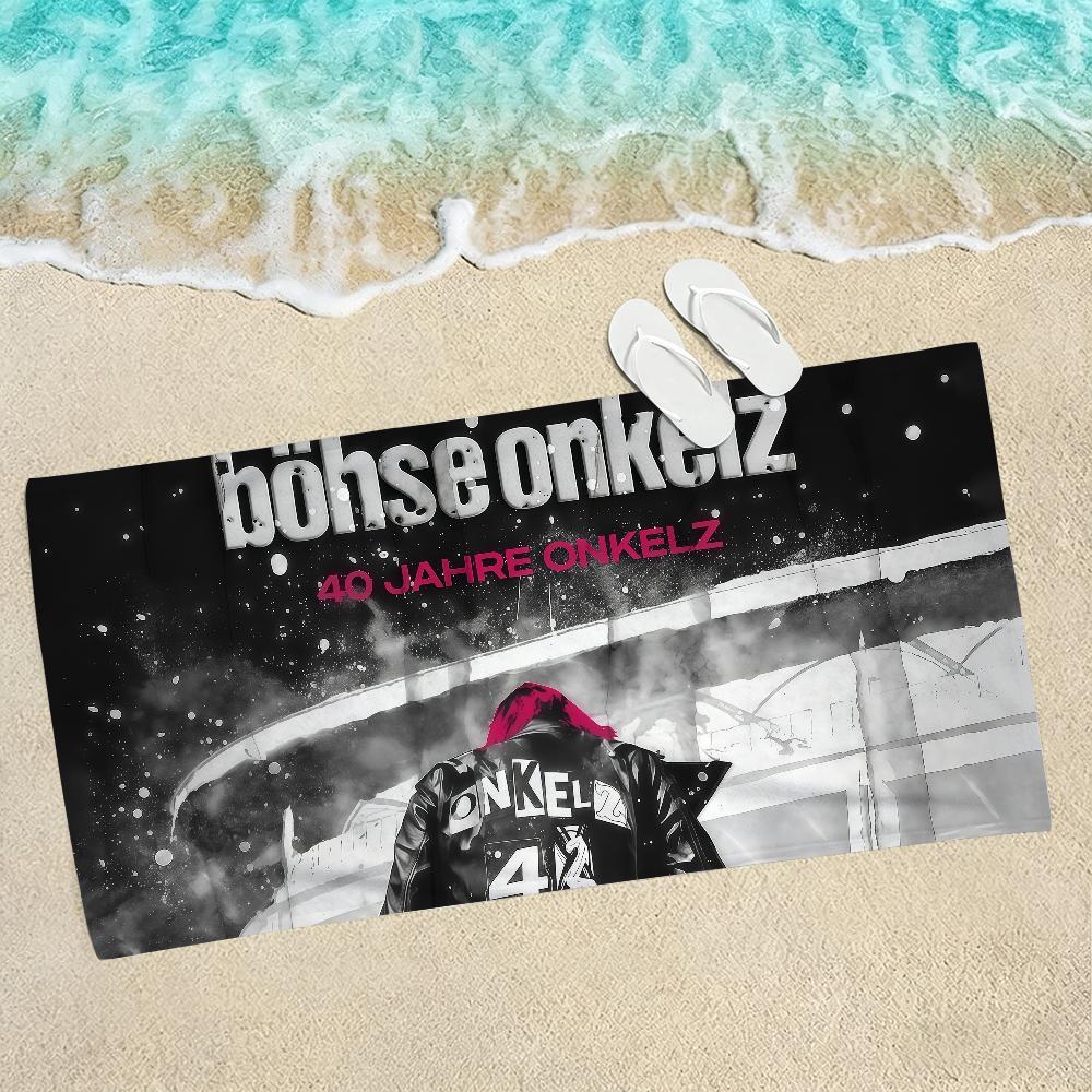 B-Bohse O-Onkelz Rock Towel For Beaches Yoga Studios Gyms Hot Springs Swimming Pools And Picnics