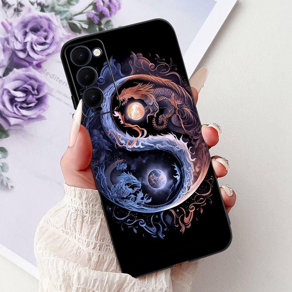 Для Tecno Camon 18 18P 18T Чехол для телефона с рисунком «Крутой Дракон Тигр» Для Tecno Camon18 P 18 18T Мягкие силиконовые TPU чехлы