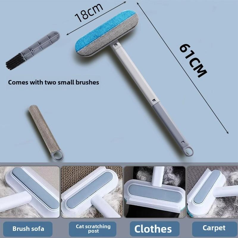 Многофункциональная щетка для удаления шерсти с удлиненной ручкой для кошек, чистящие средства для удаления шерсти у собак, щетка для домашних животных, принадлежности для кошек