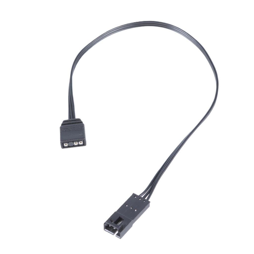 Удлинительный кабель для светодиодной ленты RGB 25 см/9,84 дюйма, разъем «папа-мама» 4-контактный, 3-контактный, для моддинга ПК, HDLL120, вентилятор, подсветка