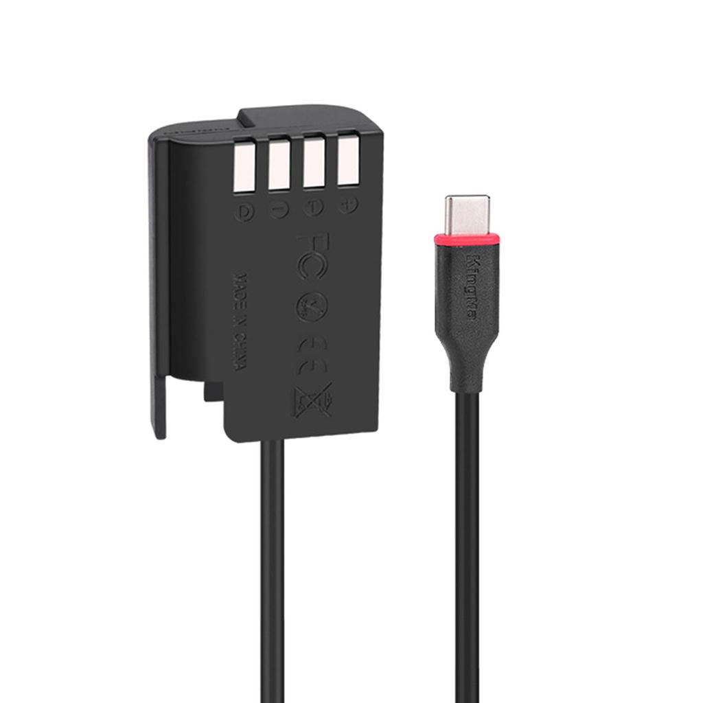 Кабель-адаптер питания Type-C к DMW-BLK22/DMW-DCC17 с фиктивным аккумулятором для камеры DMC-GH3 GH4 GH5 GH5S GH6-G9